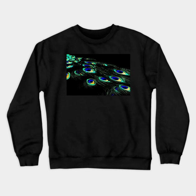 The Peacock of the Night Crewneck Sweatshirt by PictureNZ